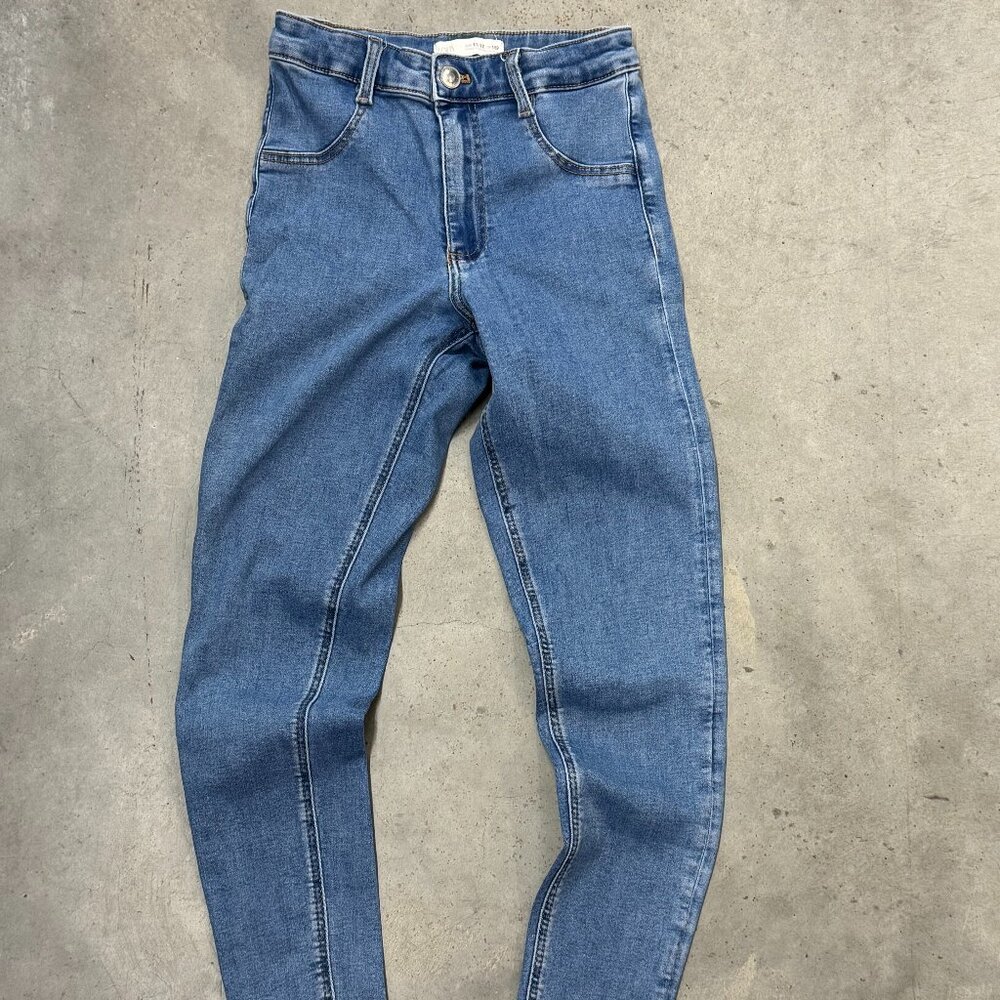 Zara Girls Stretch Skinny Jeans | Size 11–12 | Like New